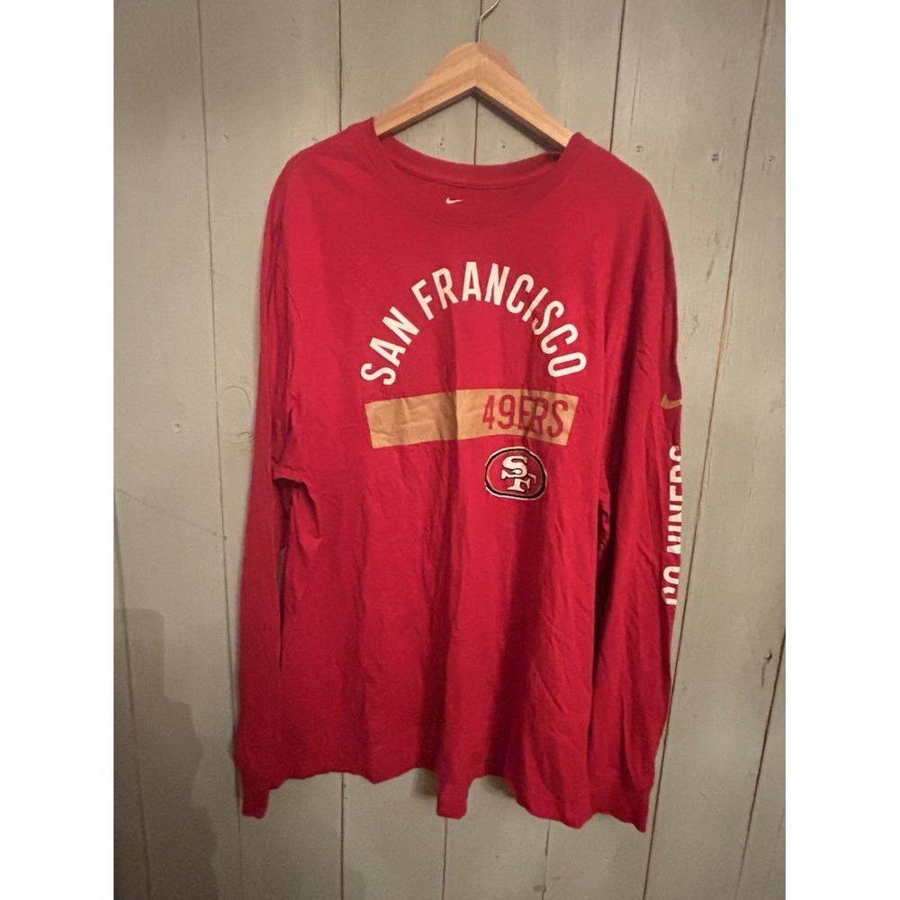 San‎ Francisco 49ers Long sleeve shirt Graphic Men Tee XXL